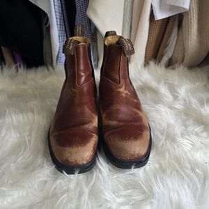 Blundstone Brown Leather Chelsea Boots